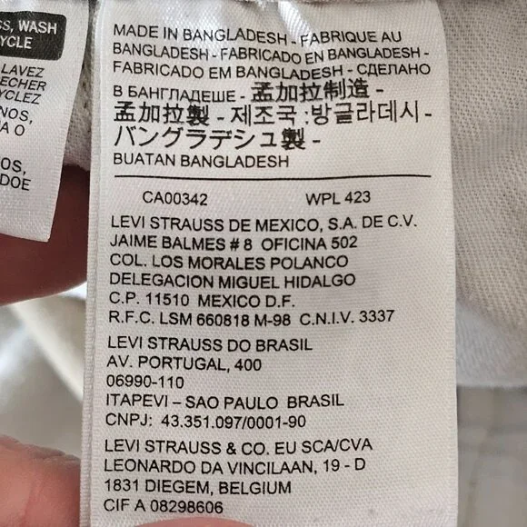 Levis Ripstop Cargo Shorts Mens W42 Khaki Beige Utility 9" Inseam READ - Picture 4 of 12